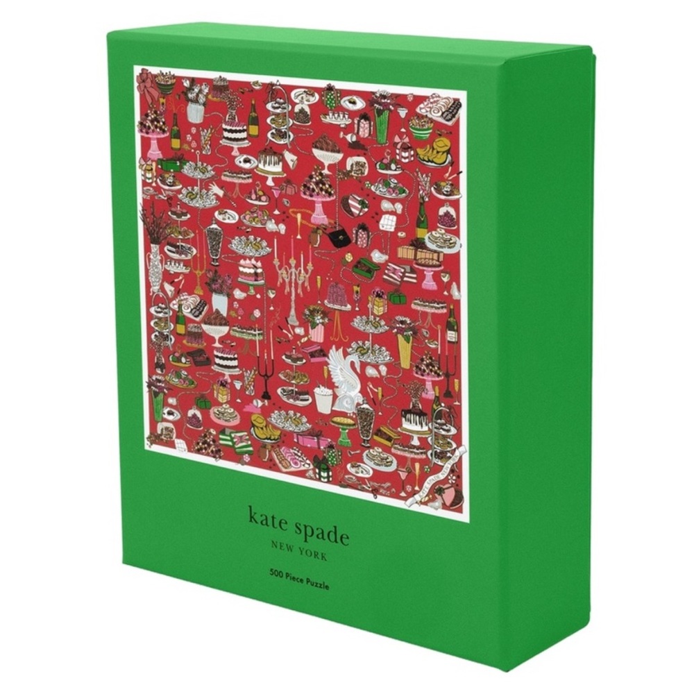 Kate Spade New York Holiday Table 500 piece Puzzle